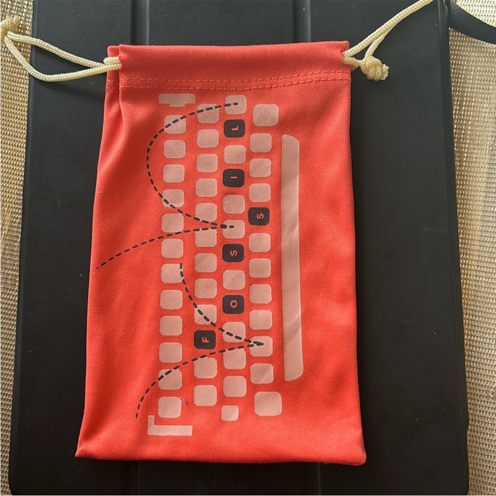 Fossil Eyeglass “Keyboard” Bag - Brand New